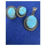 Mexico 925 Pendant/Earrings