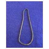 16in 925 Gold Tone Rope Chain Necklace