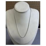 15in Italian Milor 925 Serpentine Snake Chain