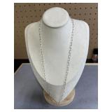 23in Sterling Chain Link Necklace