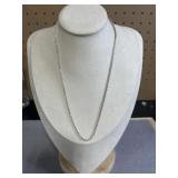 17in Sterling Omega Chain Necklace