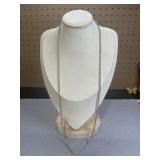 27in Sterling Box Chain Necklace