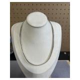 15in Sterling Omega Chain Necklace