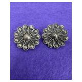 Taxco Mexico 925 Clip-on Earrings