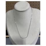 15in Sterling Cable Link Chain Necklace