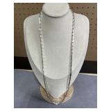 Sterling 18in Miami Moon Chain Link Necklace