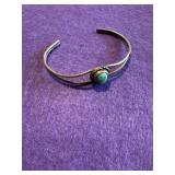 Sterling Turquoise Cuff Bracelet