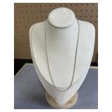 19in Sterling Rope Chain Necklace