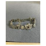 7in Sterling Noahï¿½s Arc Charm Bracelet