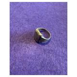 Sterling Shield Ring Size 11