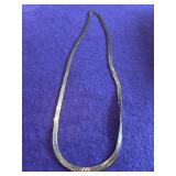 925 25in Herringbone Chain Broken Latch