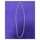 Sterling Rope Chain 20in