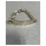 7in Sterling Speidel USA Curb Link ID Bracelet