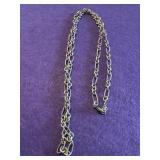 36.5in Sterling Silver Long Necklace