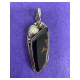 Black Onyx Large Pendant