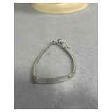 6in Speidel Sterling Identification Bracelet