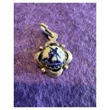 Delft Blue Sterling Pendant