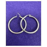 Sterling Hoop Earrings