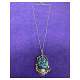 18in Native American Turquoise Necklace