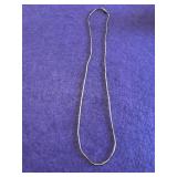 18in Liquid Silver Necklace