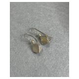 925 Geometric Dangle Earrings