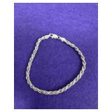 925 Rope Chain Bracelet