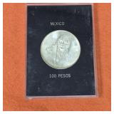 1978 Mexican Silver 100 Pesos Coin