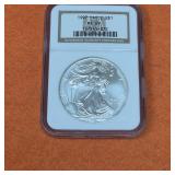 1997 American Silver Eagle MS69