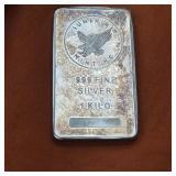 1 Kilo .999 Fine Silver Vintage Sunshine Mint Bar