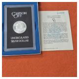 1881 Uncirculated Carson City Morgan US Silver