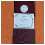 1982 US Silver Half Dollar George Washington
