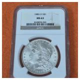 1885 O Morgan Silver Dollar MS63