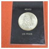 1978 Mexican Silver 100 Pesos Coin