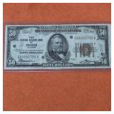 1929 Federal Reserve of Chicago IL $50 Low Serial