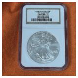 1998 MS69 American Silver Eagle
