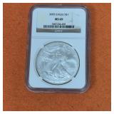 2005 MS69 American Silver Eagle