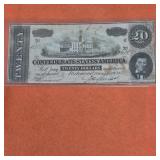 1864 Confederate $5 Banknote Richmond