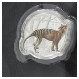1oz .999 Fine Silver Round Tasmanian Tiger Proof