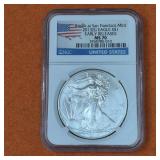 2013 S American Silver Eagle MS70 Early Releases