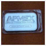 1oz .999 Fine Silver Bar Apmex