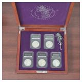 Complete Uncirculated US Silver Morgan Mint Set