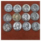 90% Silver US Coin Collection Washington Quarters