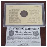 1808 East India Admiral Gardner Shipwreck Coin