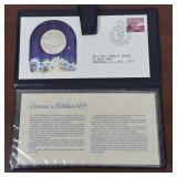 1975 Sterling Silver Round Christmas in Bethlehem