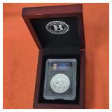 1oz .999 Fine Silver Round Ben Franklin