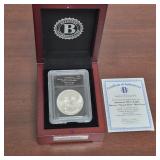 1988 American Silver Eagle Mint Error Struck Thru