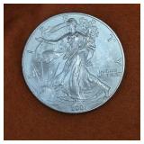 2001 American Silver Eagle