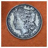 1887 Morgan Silver Dollar