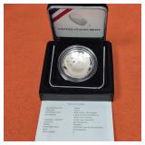 2014 US Domed Silver Dollar MLB Hall of Fame Coin