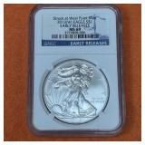 2013 W American Silver Eagle MS69 Early Releases
